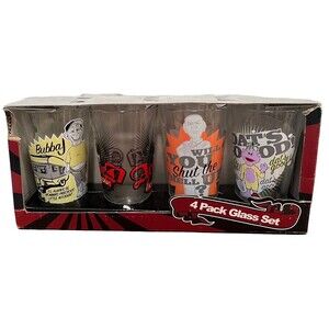 Jeff Dunham Glass Set NEW. Walter Bubba J Achmed Peanut